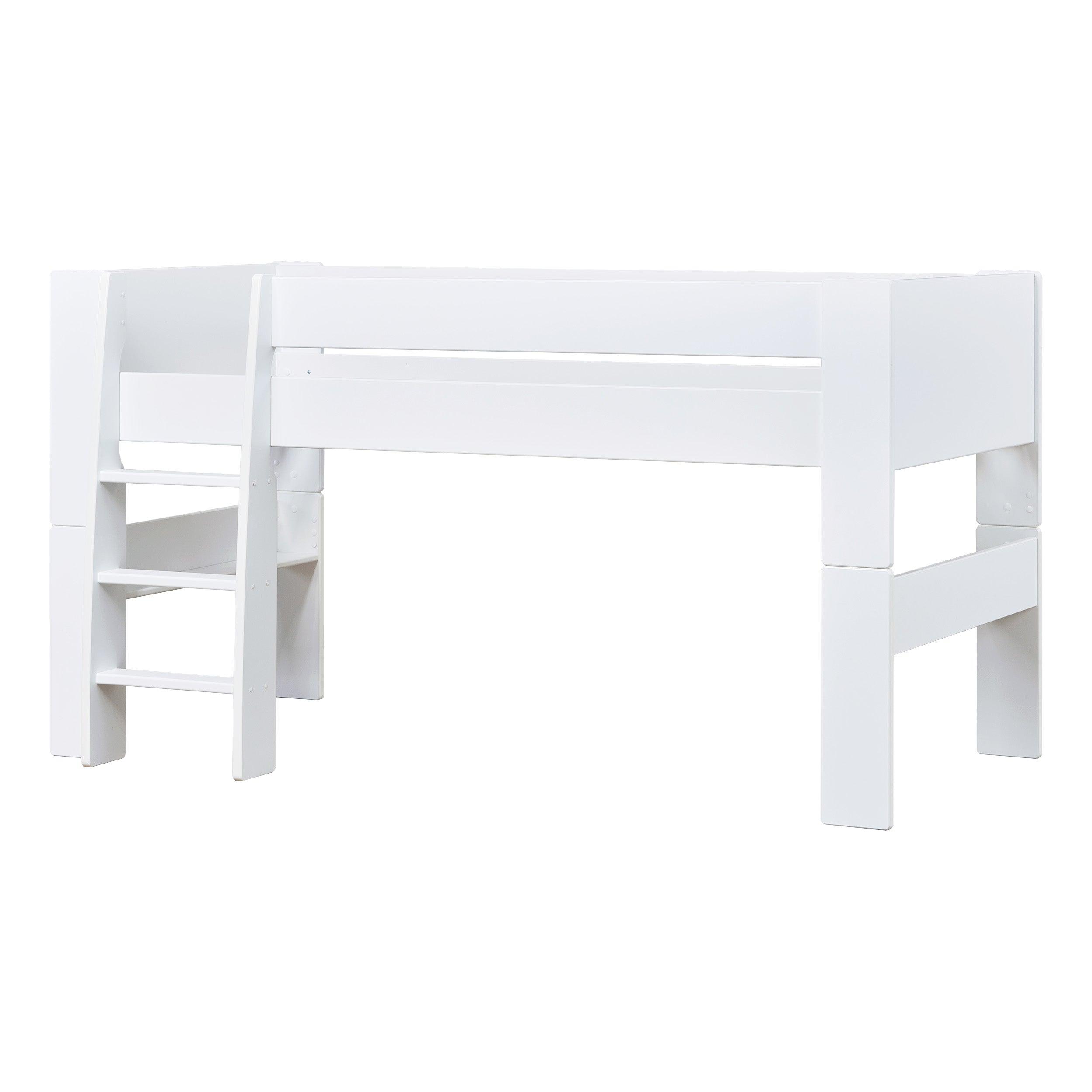 hoppekids-pure-halbhochbett-90x200-cm-wei image 1