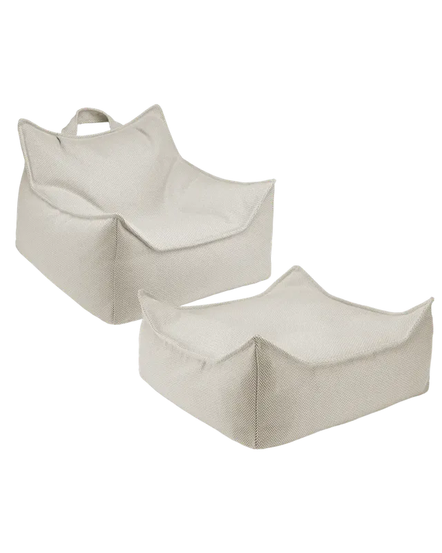 wigiwama-terra-outdoor-sitzsack-ottoman-set image 1