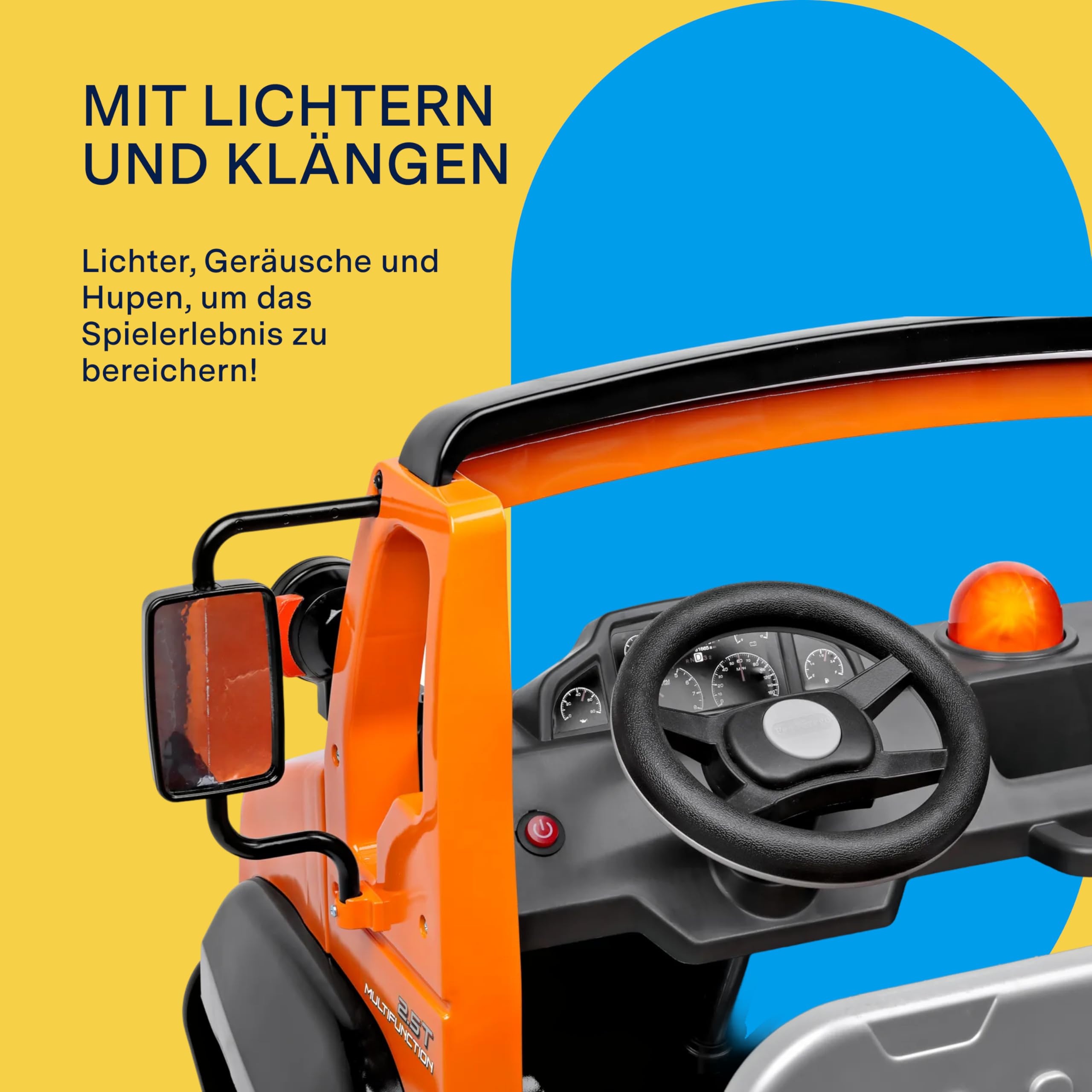 peg-perego-taurus-elektro-nutzfahrzeug-12v-2-sitzer-muldenkipper-f-r-kinder image 6