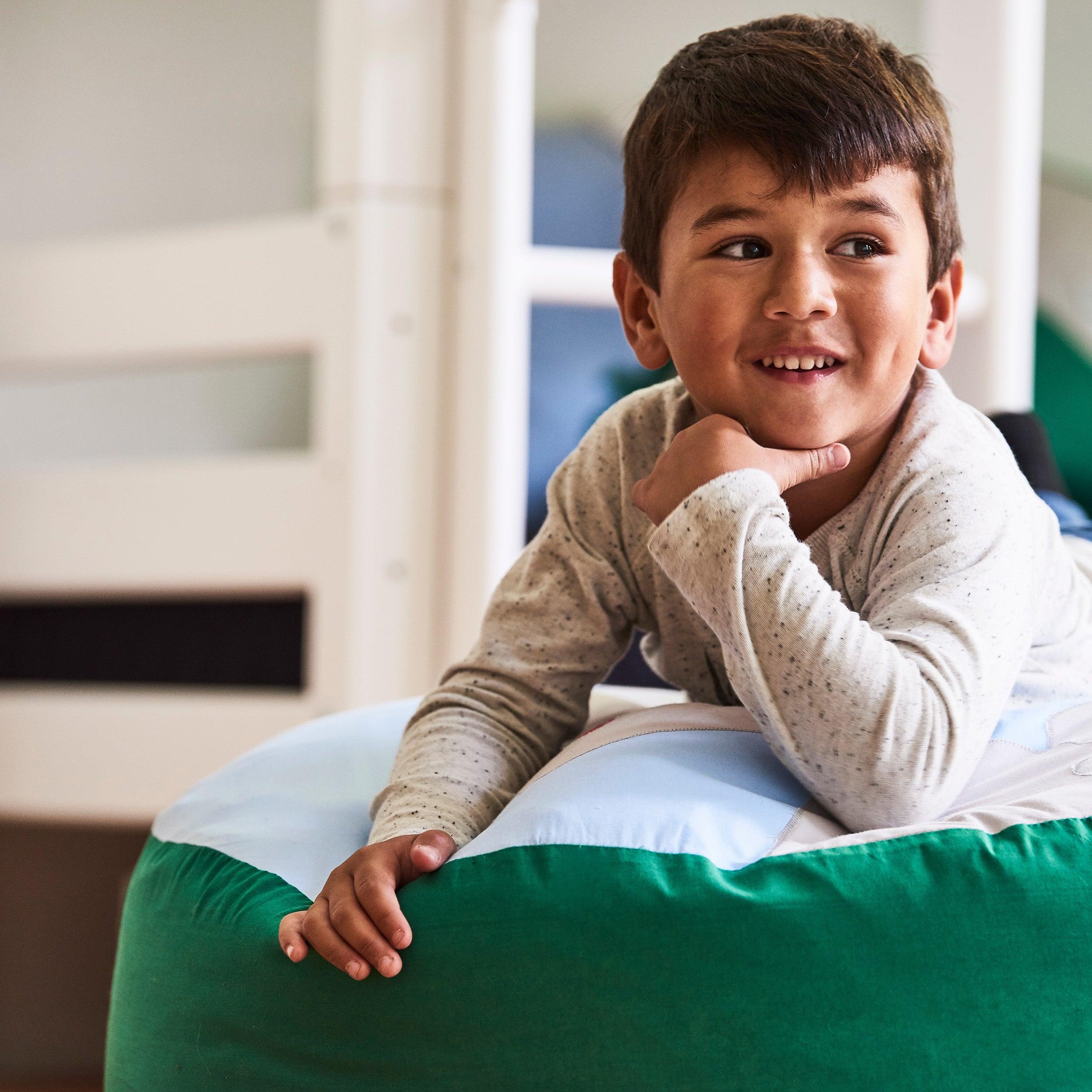hoppekids-dinosaur-sitzsack-mit-baumwollbezug image 3