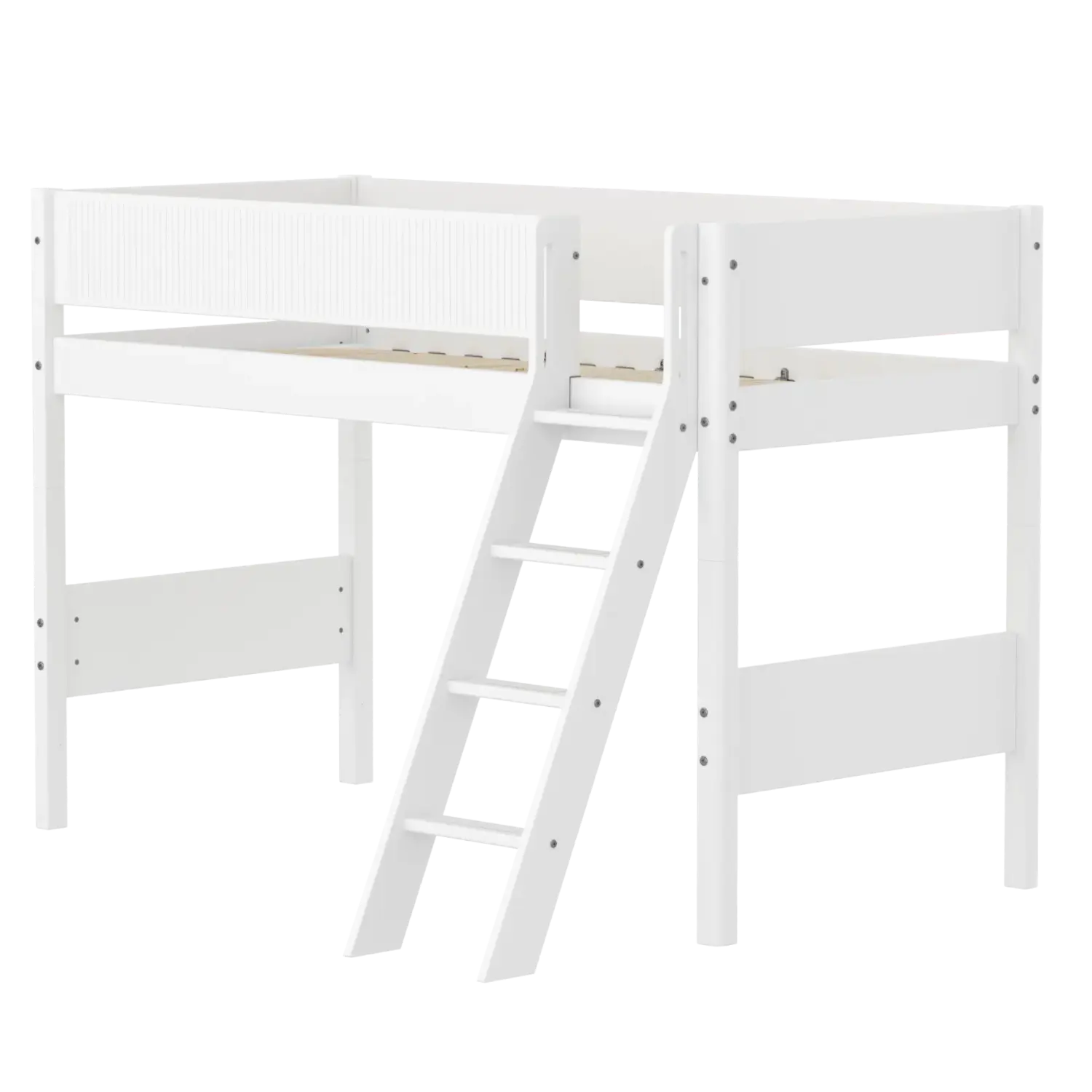 flexa-white-hochbett-143-cm-mit-schr-gleiter-und-absturzsicherung-90x200-cm-wei-2 image 1