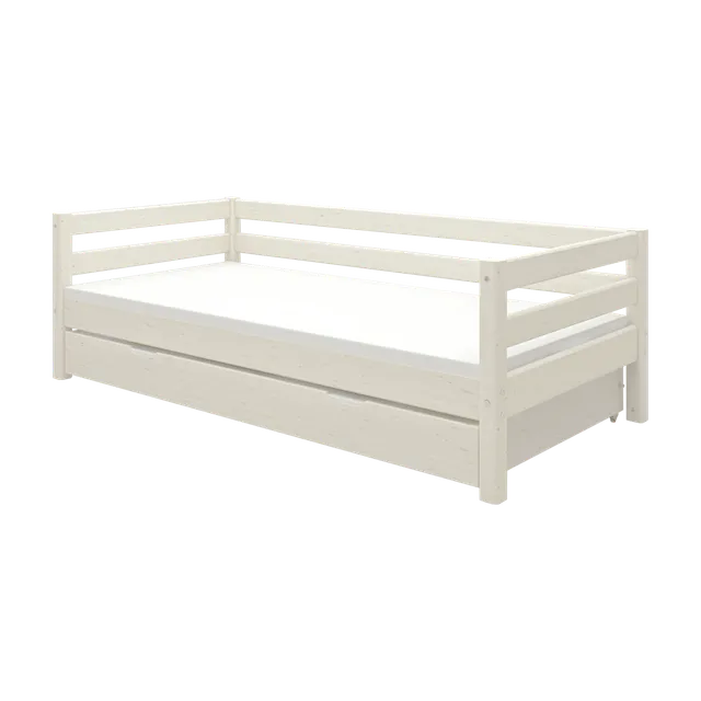 flexa-classic-tagesbett-90x200-cm-mit-ausziehbett-90x190-cm-wei image 1