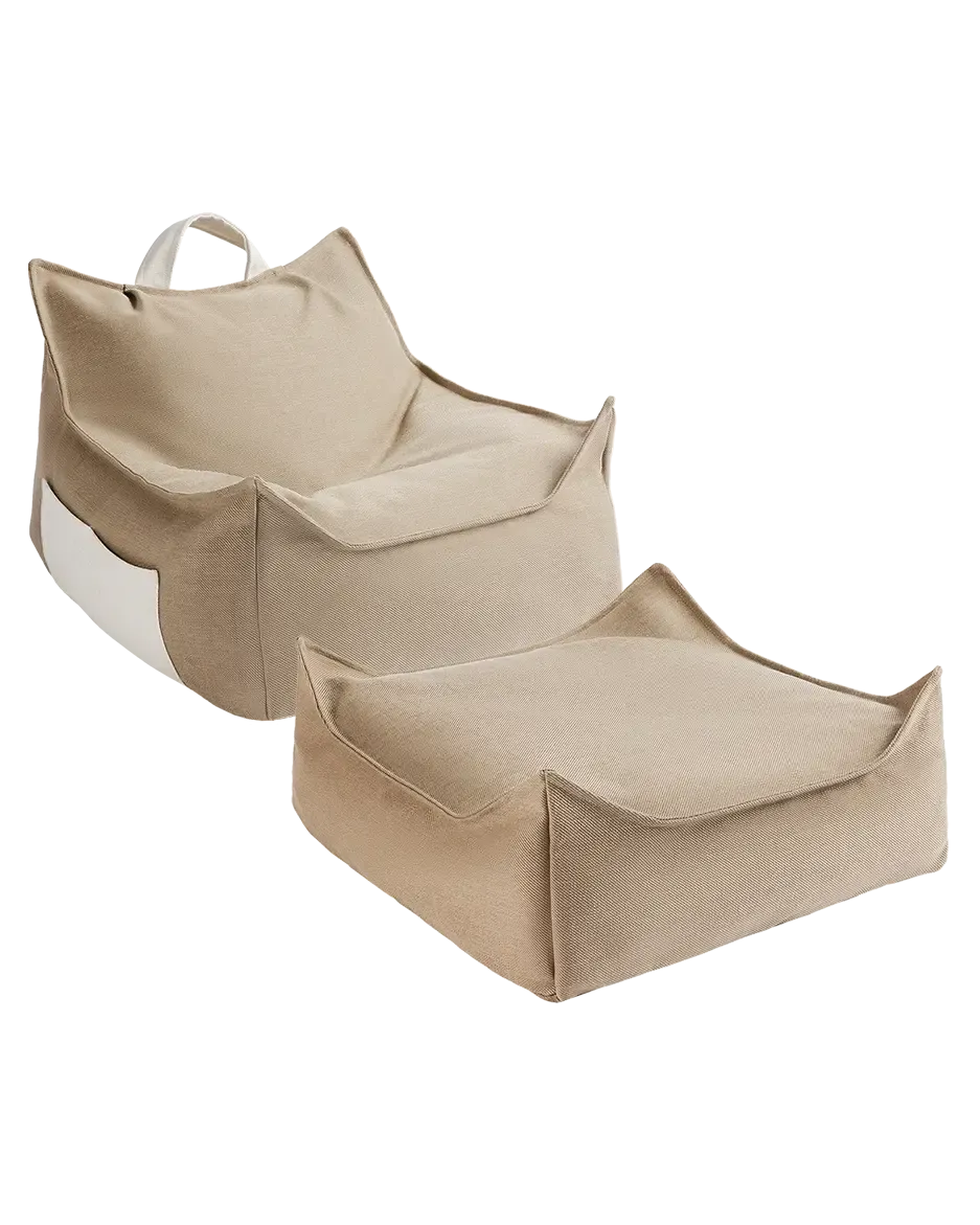 wigiwama-dune-outdoor-sitzsack-ottoman-set image 1
