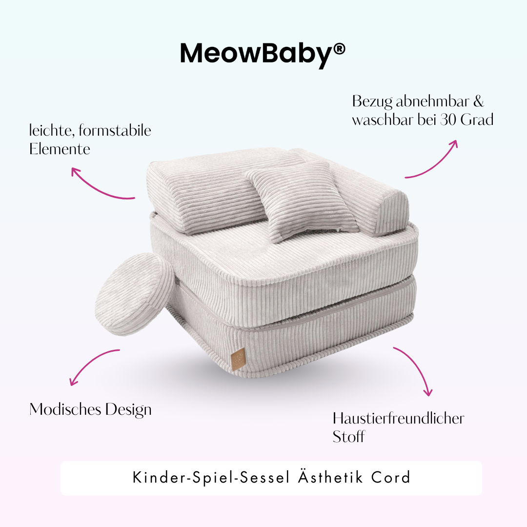 meowbaby-kindersessel-3-in-1-sthetik-cord-faltbare-kindercouch-spielmatratze-cla image 6