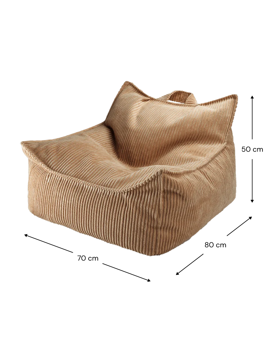 wigiwama-toffee-sitzsack-hocker-set-cord-beanbag-mit-square-ottoman image 4