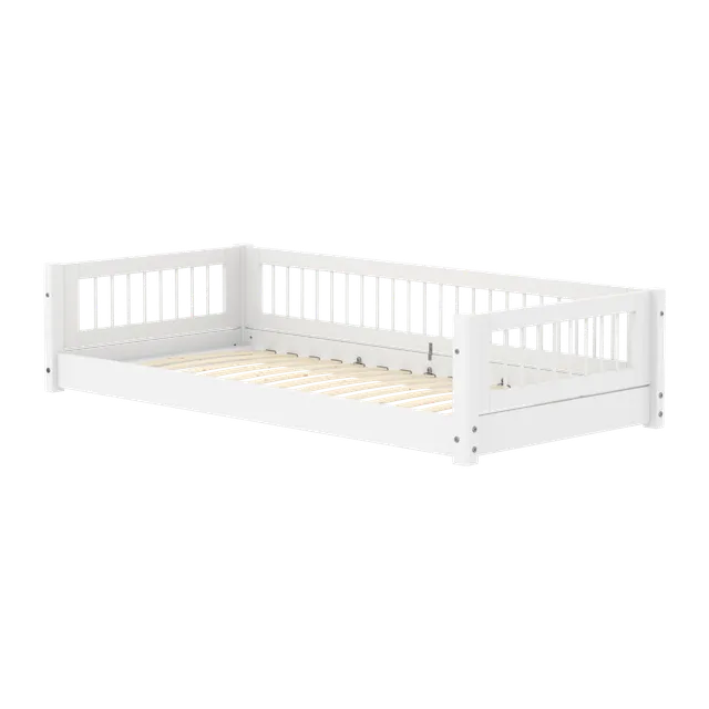 flexa-white-montessori-bett-mit-crossbars-90x200-cm-wei image 1