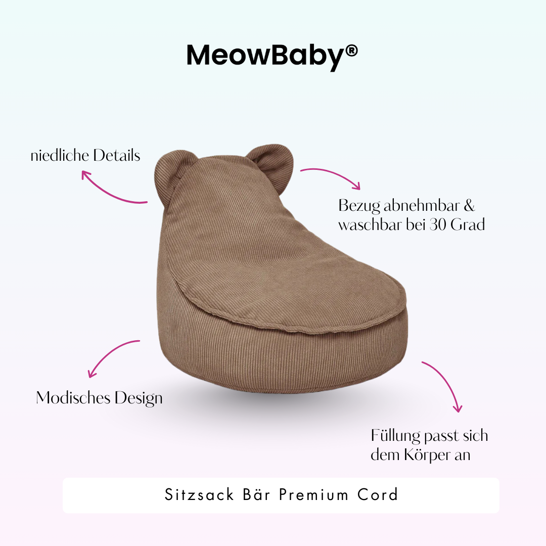 meowbaby-kinderessel-b-ren-sitzsack-cord-premium-slim-cord-edition image 3