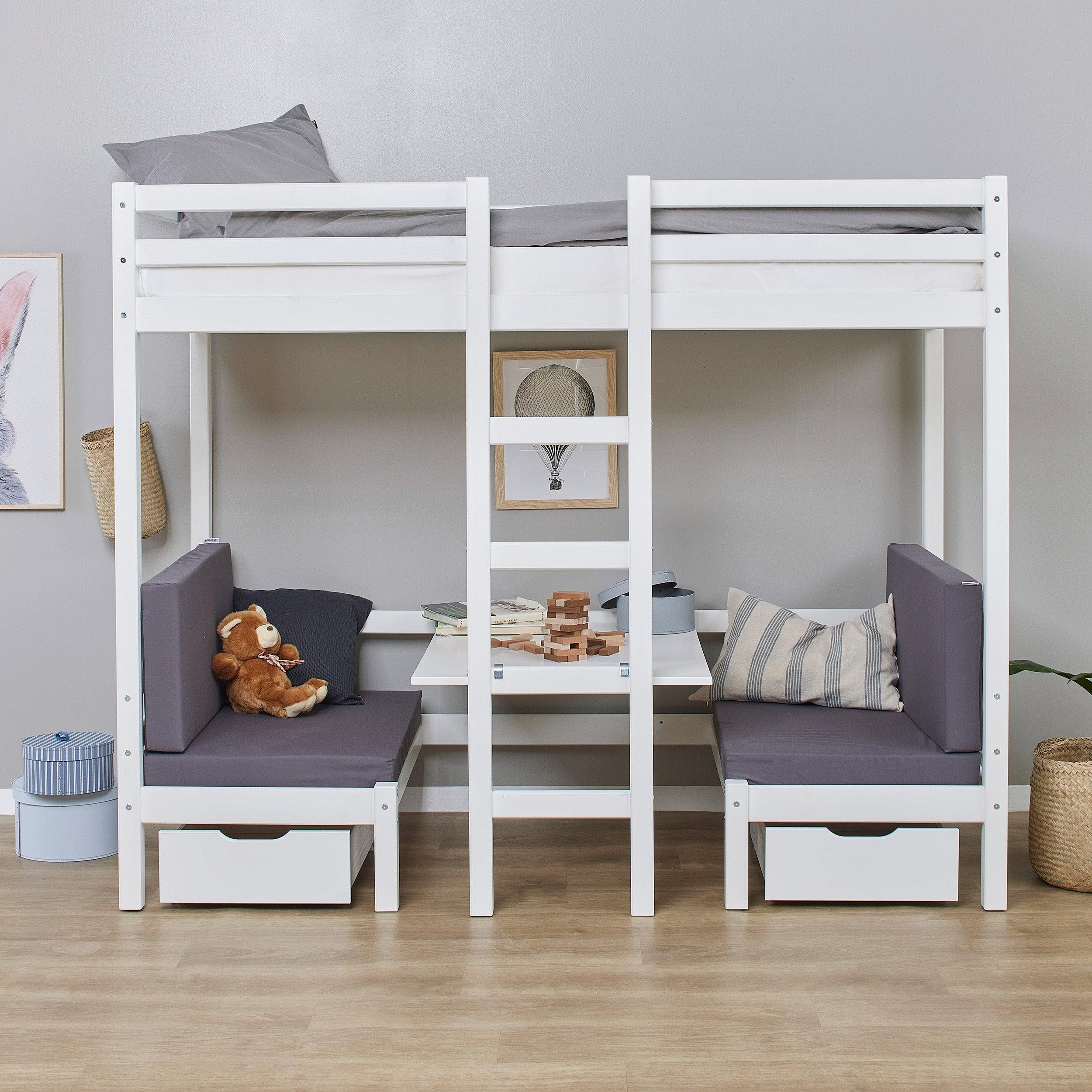 hoppekids-eco-dream-jumbo-bettpaket-mit-matratzen-und-schubladen image 1