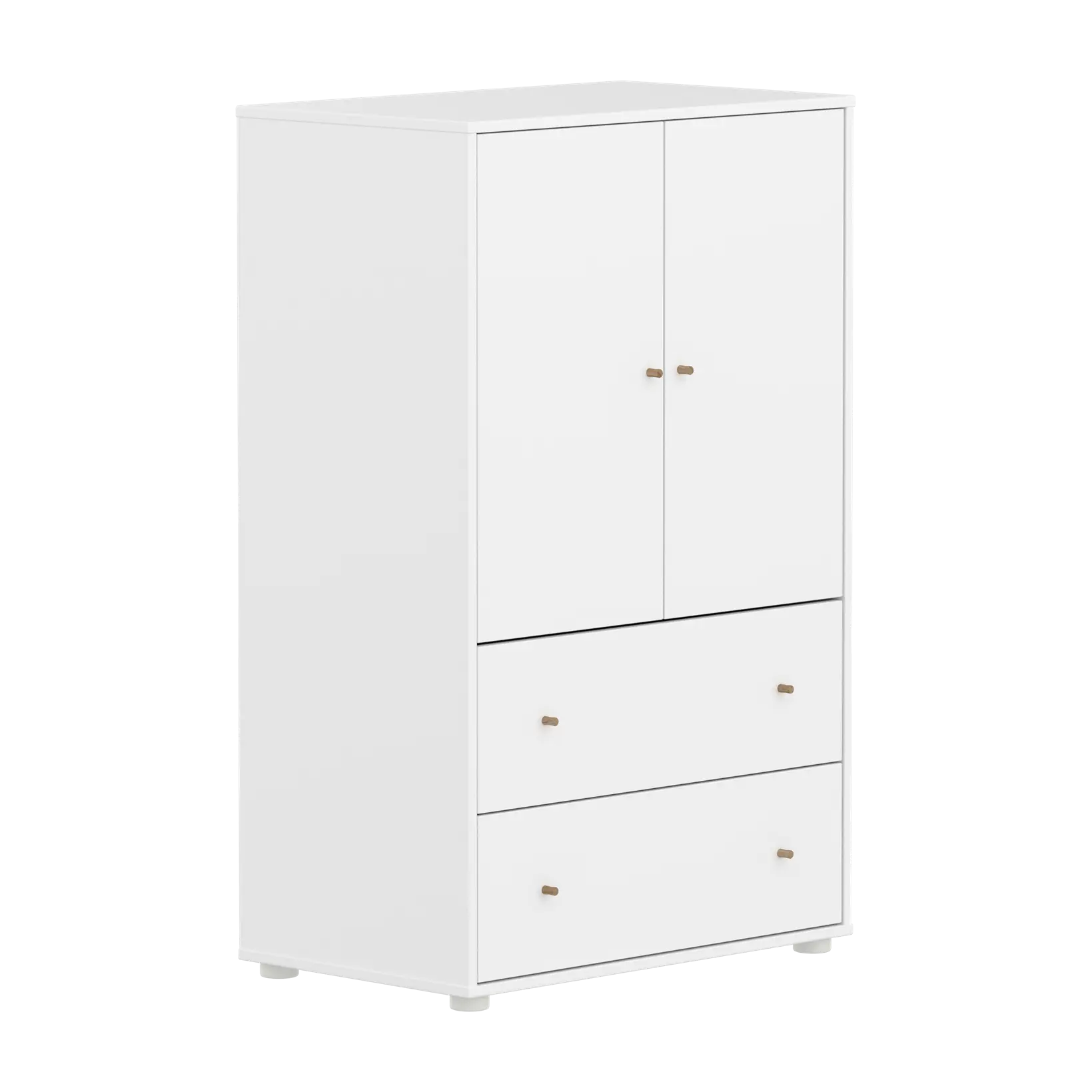 flexa-saga-schrank-2-t-ren-und-2-schubladen-eiche-griffe-wei image 3