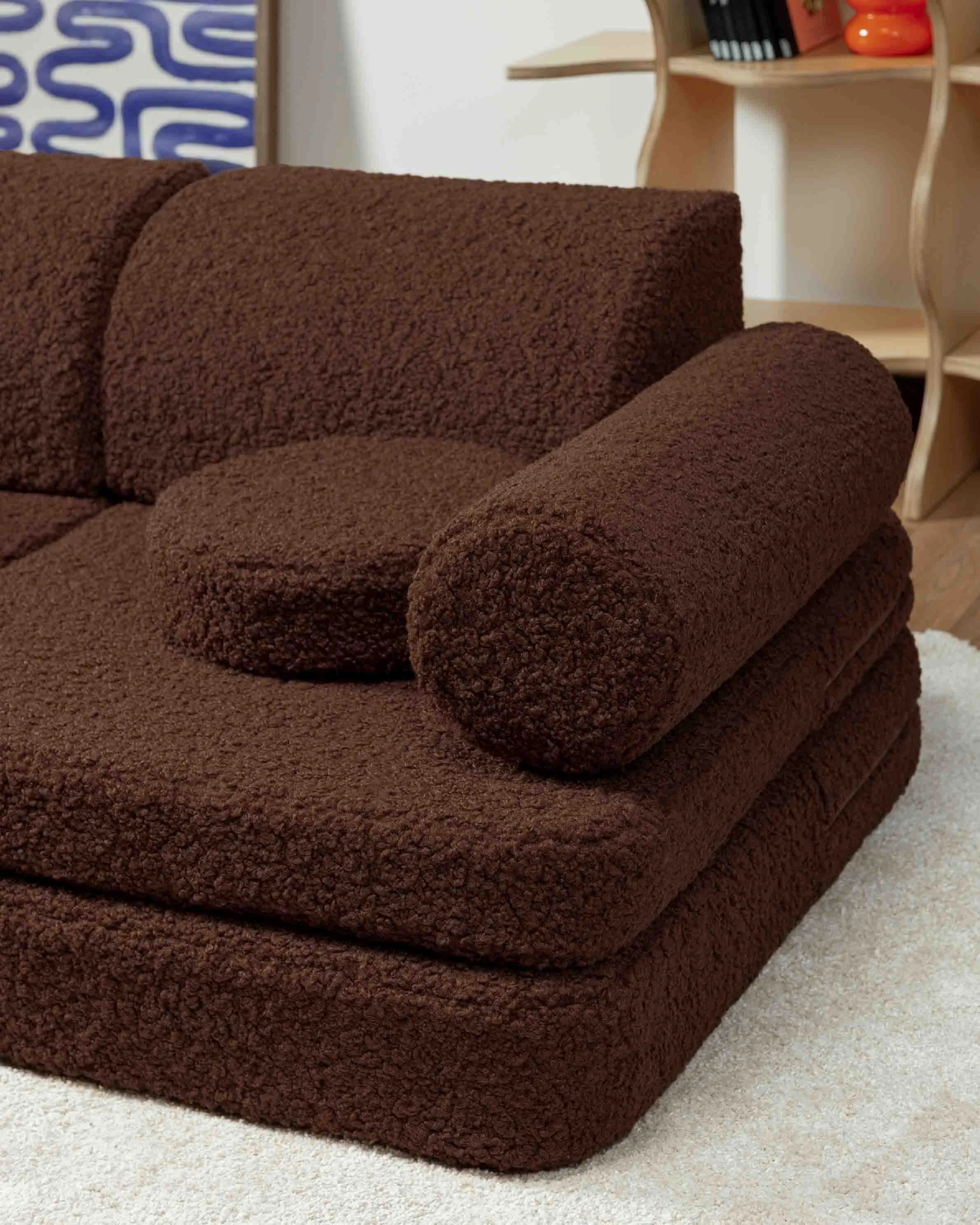wigiwama-warm-hazel-sofa-modulares-kindersofa-settee-dunkelbraun-teddy image 3