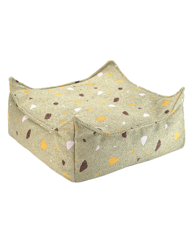 wigiwama-square-ottoman-kinder-hocker-terrazzo-moss image 1