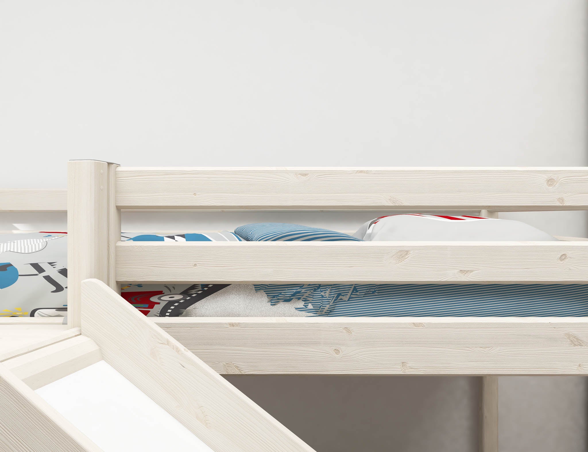 flexa-classic-spielbett-120-cm-mit-rutsche-90x200-cm-wei-bestseller image 4