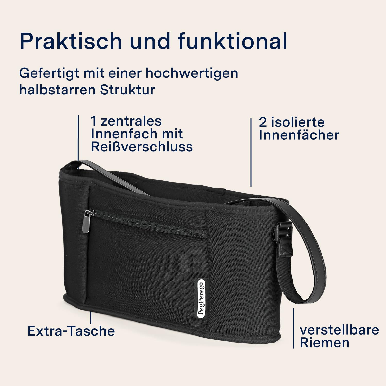 peg-perego-organizer-kinderwagen-organizer-mit-schultergurt-f-r-ypsi-buggys image 3