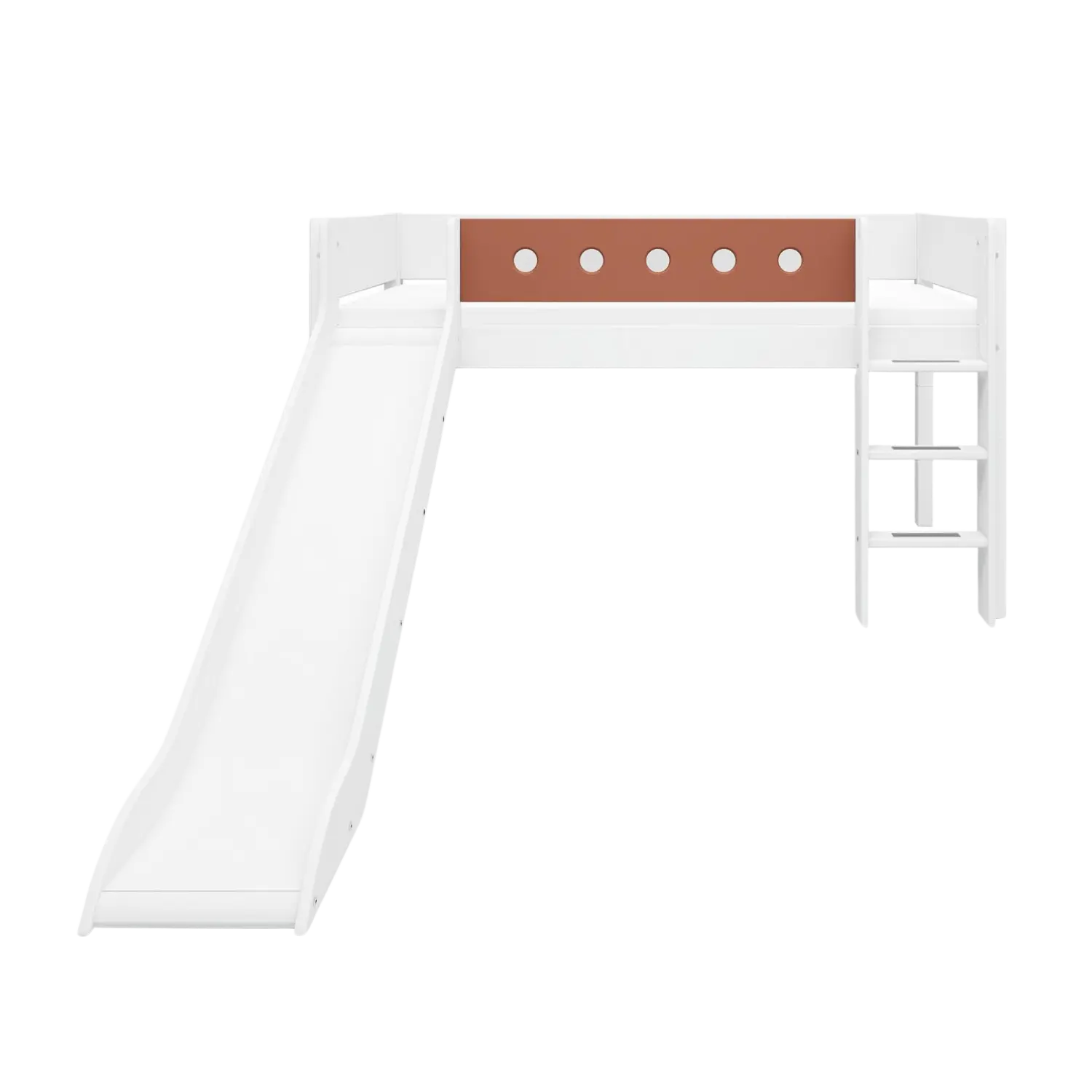 flexa-white-spielbett-120-cm-90x200-cm-mit-rutsche-wei image 2
