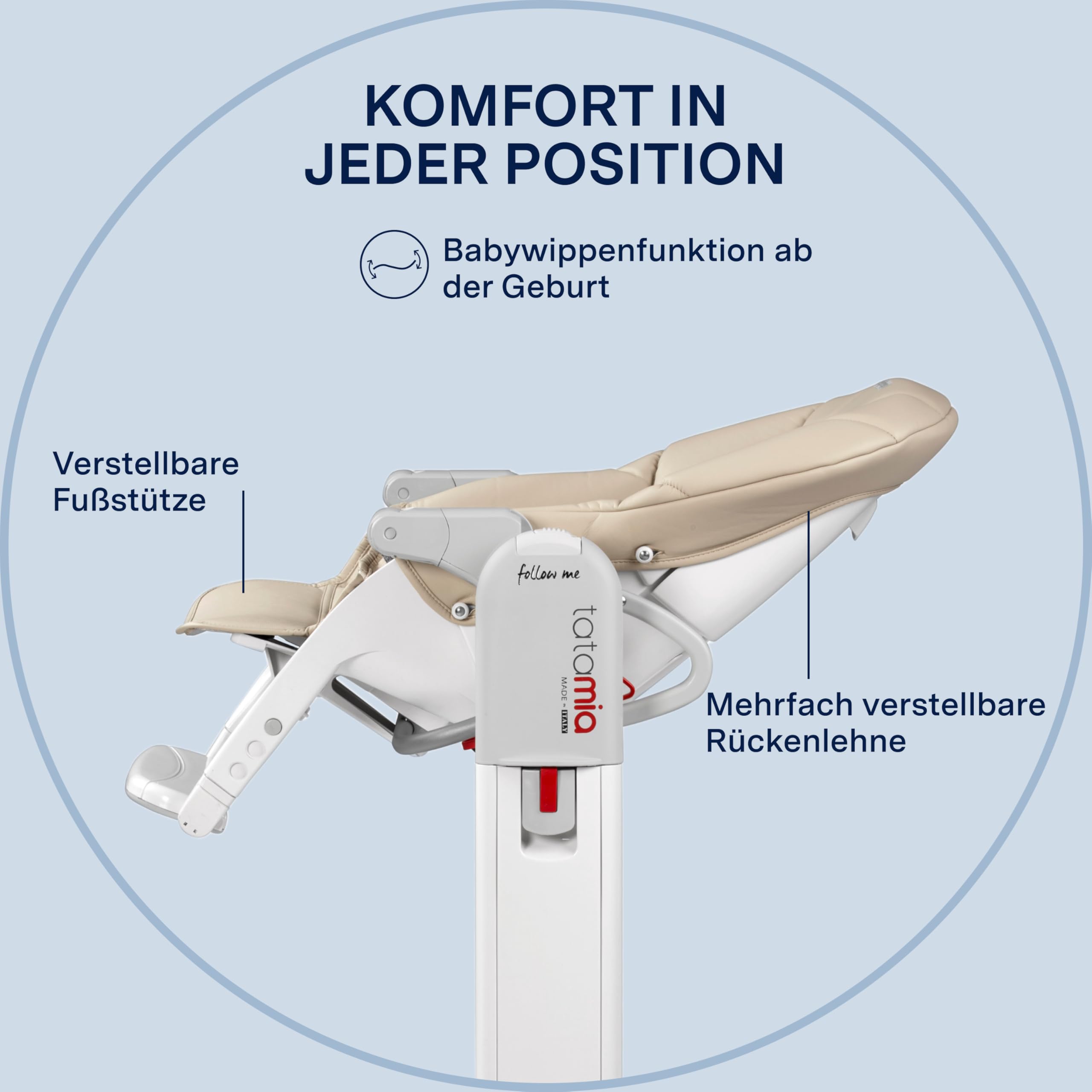 peg-perego-tatamia-follow-me-hochstuhl-3-in-1-astral-0-3-jahre image 3