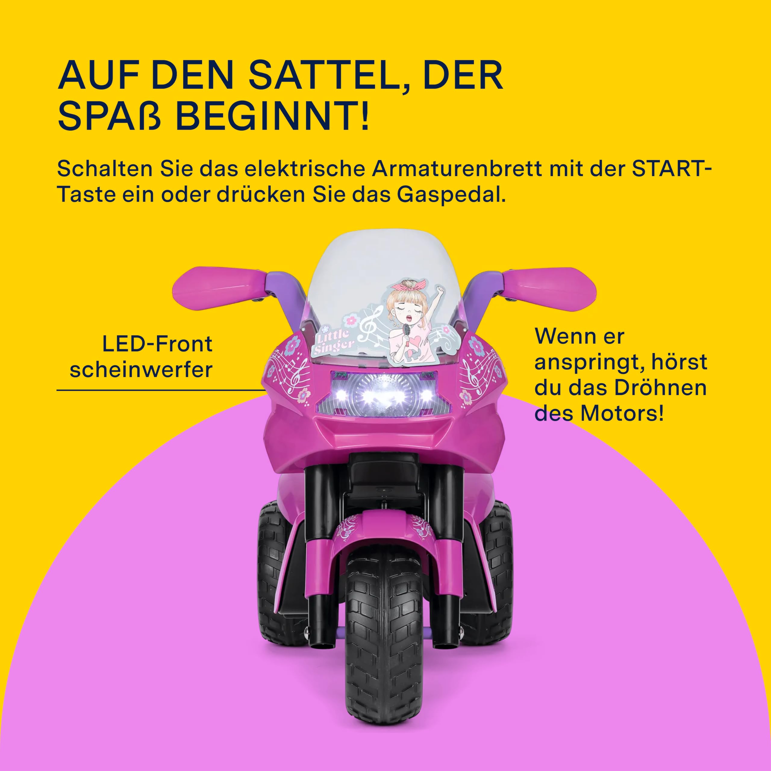 peg-perego-little-singer-elektromotorrad-ab-2-jahren image 3