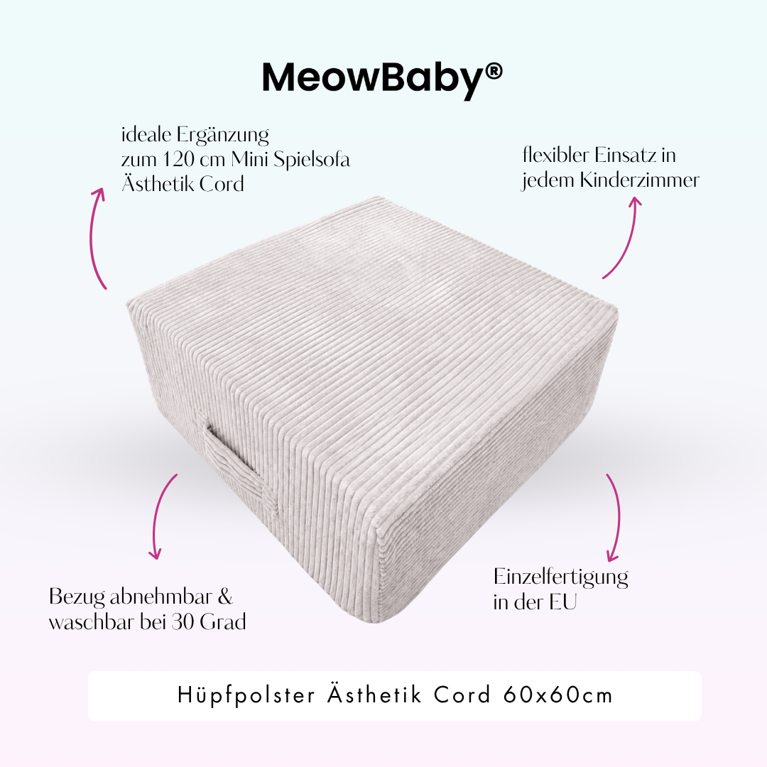 meowbaby-h-pfpolster-sthetik-60x60-cm-cord-h-pfmatte-indoor image 8