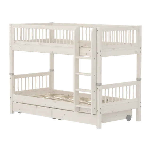 flexa-classic-etagenbett-90x200-cm-mit-schubladen-und-absturzsicherung-wei-154-c image 1