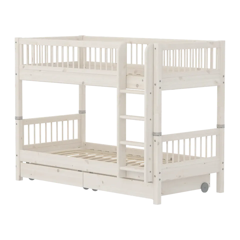 flexa-classic-etagenbett-90x200-cm-mit-schubladen-und-absturzsicherung-wei-154-c image 1