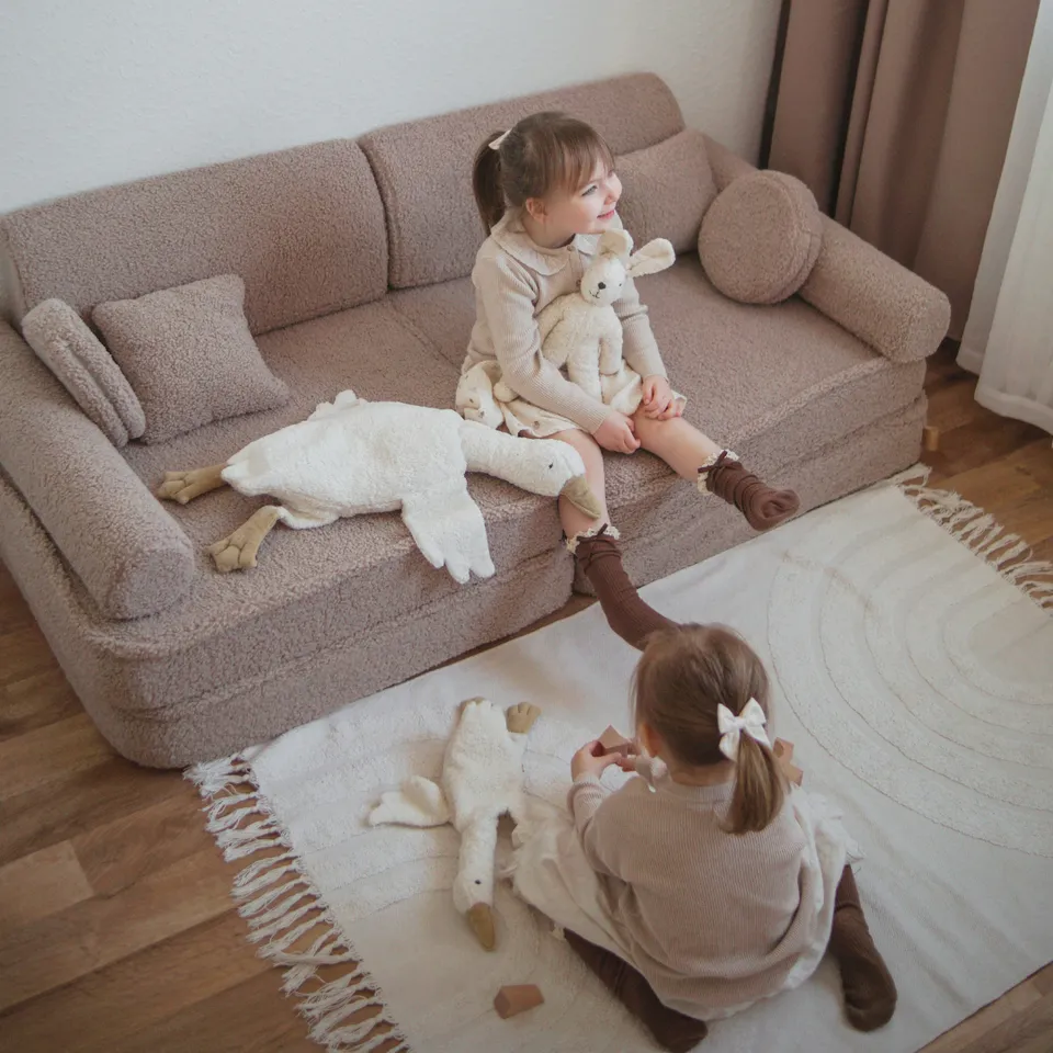 meowbaby-spielsofa-bearly-soft-teddy-edition-160x76x52-cm image 1