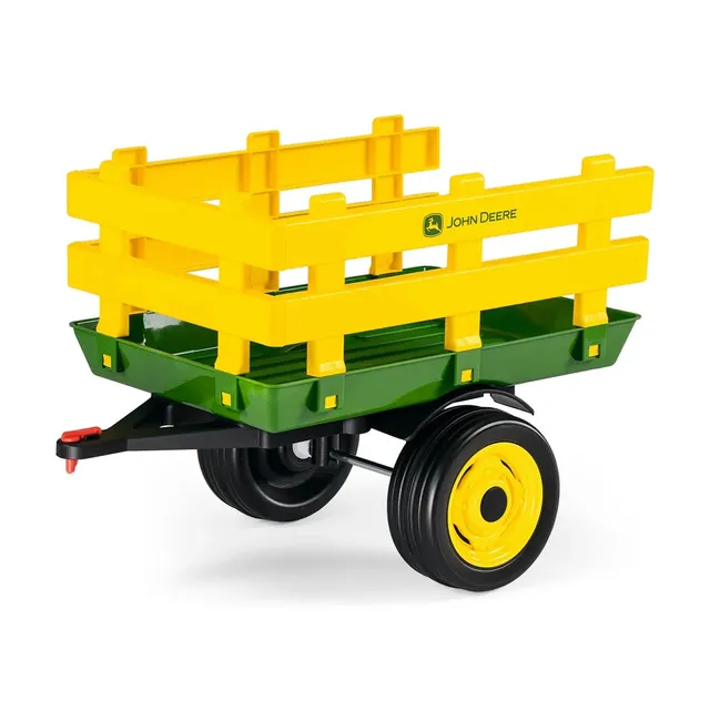 peg-perego-john-deere-stake-side-kinderanh-nger-gr-n-gelb image 1
