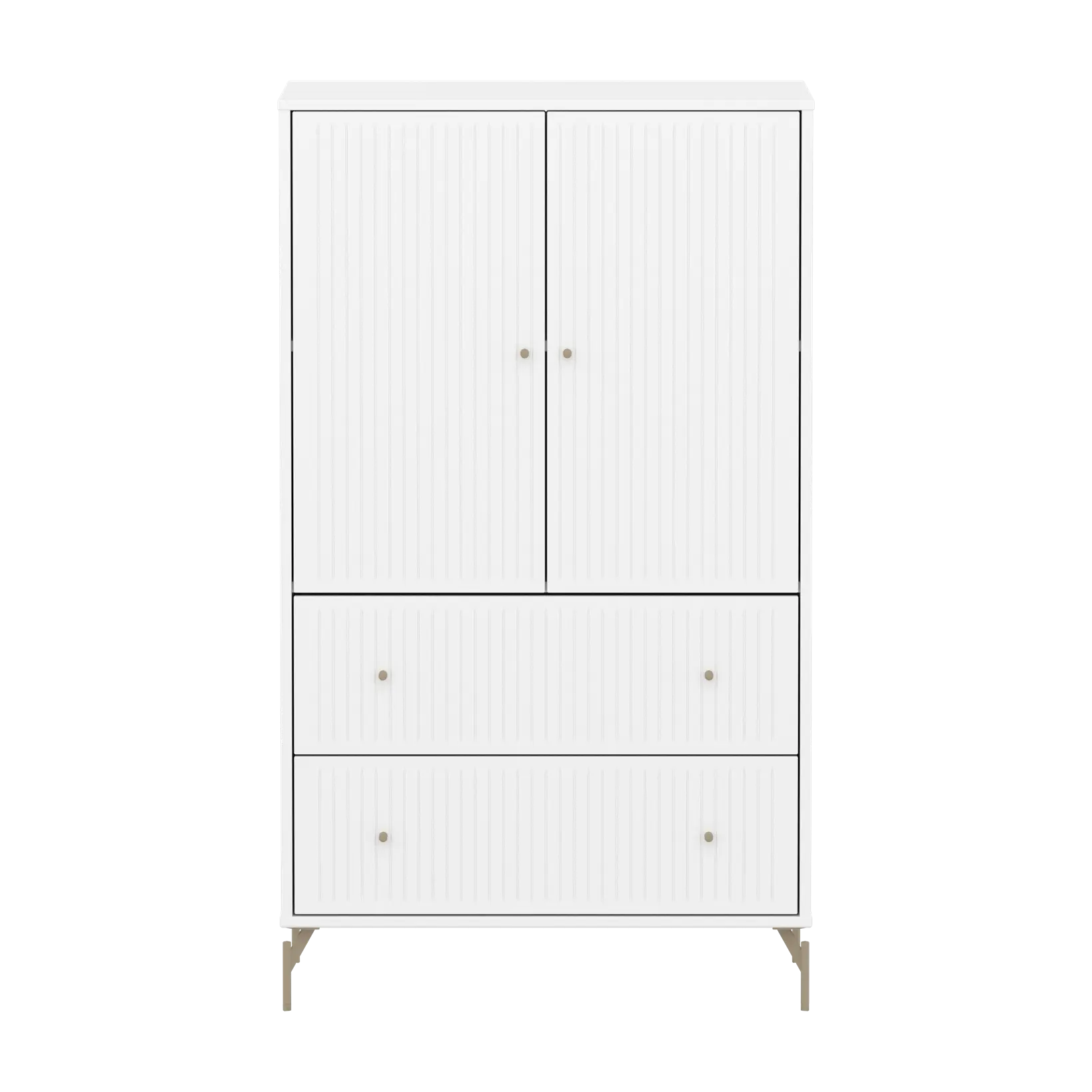 flexa-saga-schrank-2-t-ren-2-schubladen-rillen-oat-f-e-griffe-wei image 2