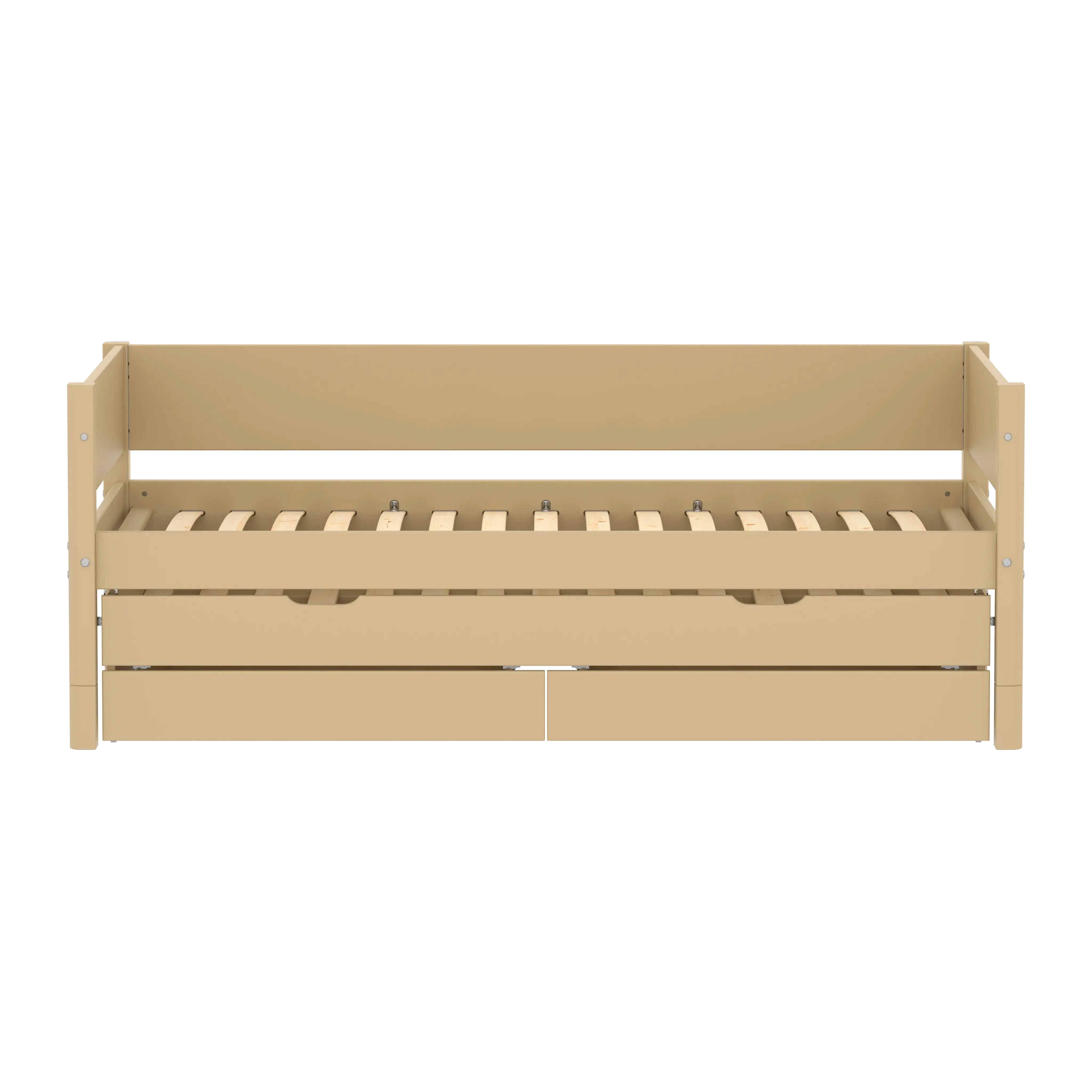 flexa-white-einzelbett-daybed-90x200-cm-mit-ausziehbett-90x190-cm-und-schubladen image 2