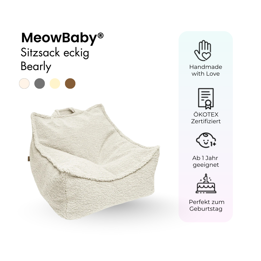 meowbaby-bearly-eckiger-kinderpouf-soft-teddy-edition image 2
