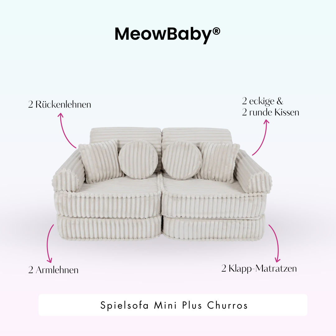 meowbaby-spielsofa-mini-plus-churros-pl-schcord-edition-120x60x50-cm image 3