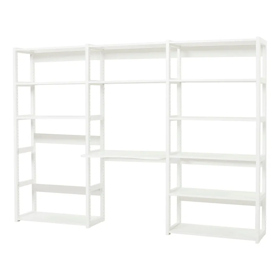 hoppekids-storey-regal-3-sektionen-12-b-den-mit-schreibtischplatte-80-cm-wei image 1