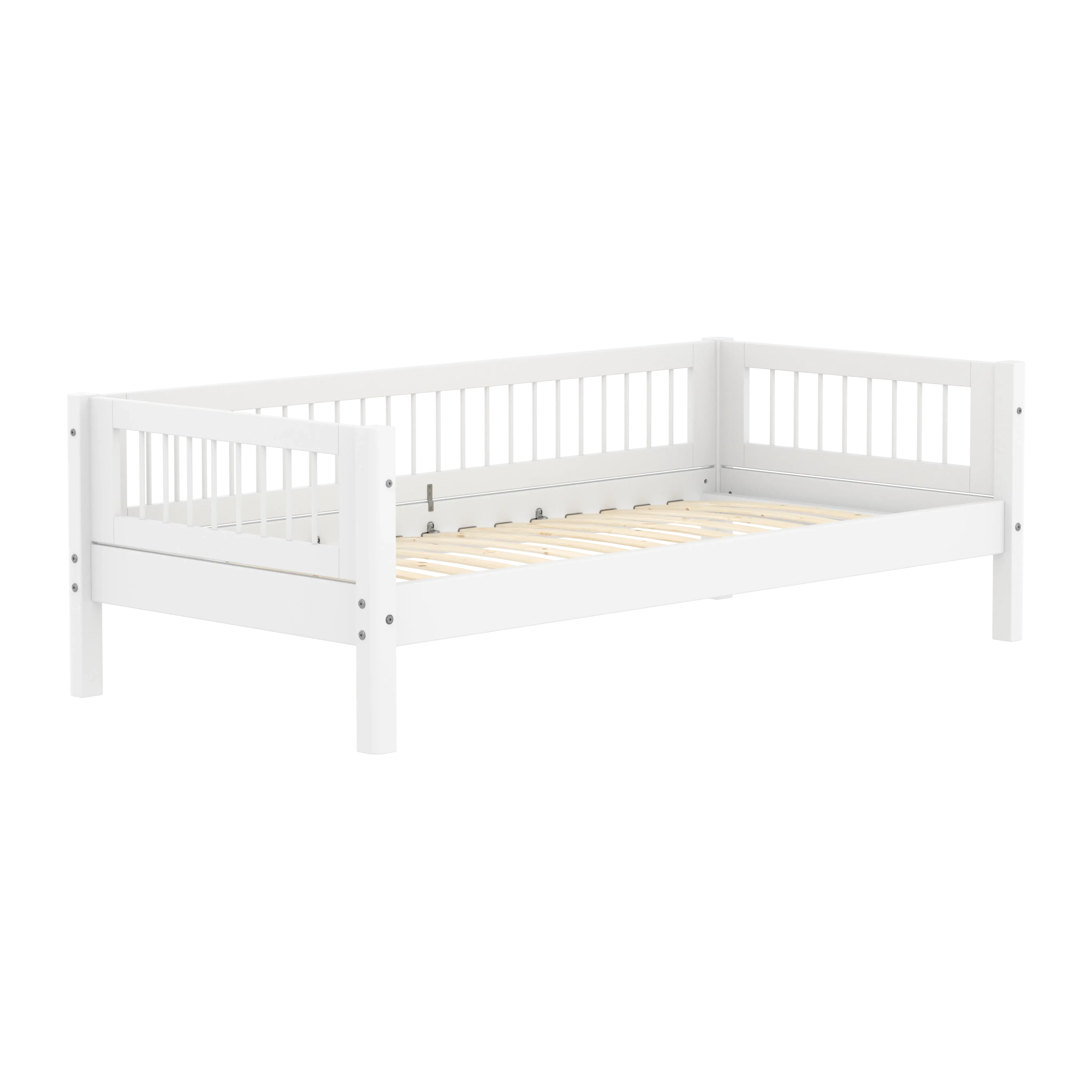 flexa-white-einzelbett-mit-crossbars-und-absturzsicherung-90x200-cm-wei-2 image 3