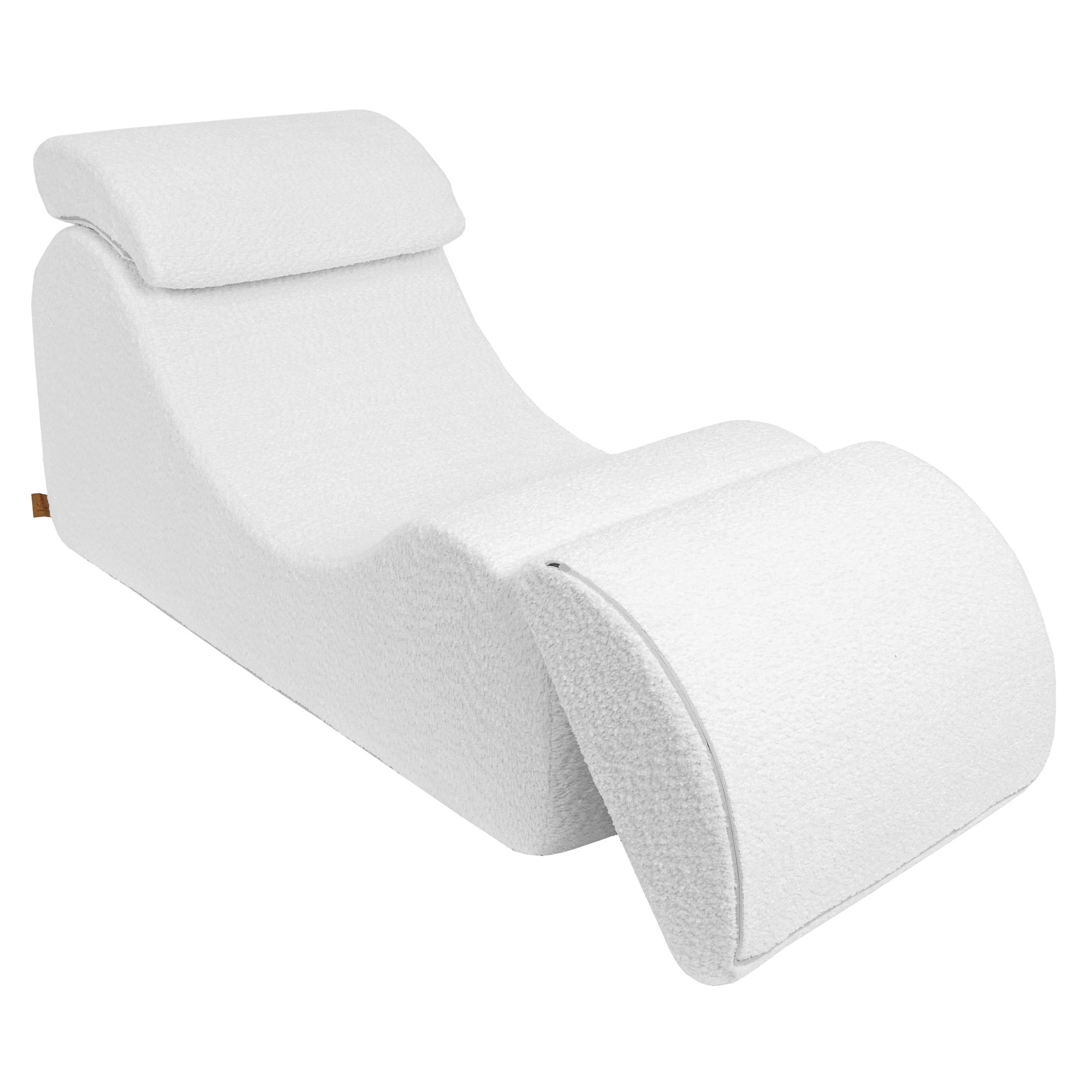 meowbaby-wave-lounger-boucl-designer-sessel-creme-wei image 7