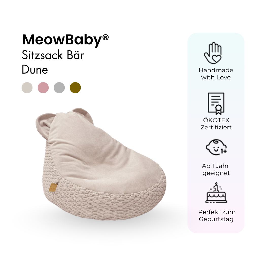 meowbaby-kinderessel-dune-b-ren-sitzsack-sako-bag-sand image 7