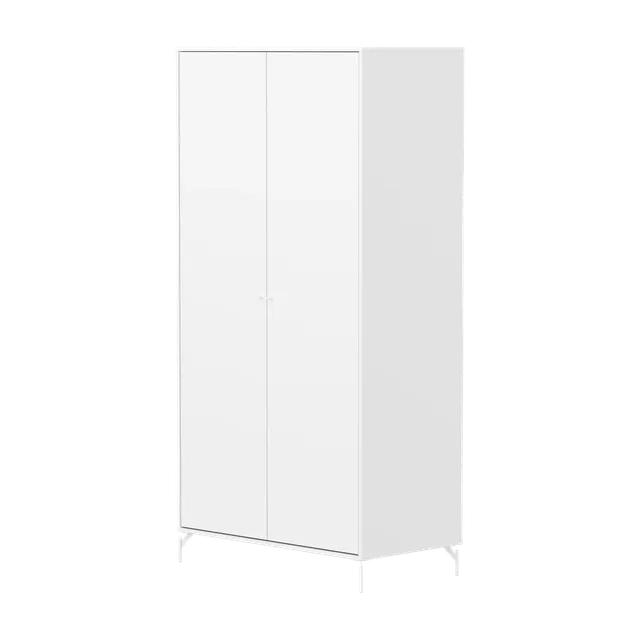 flexa-saga-kleiderschrank-2-t-ren-metallf-e-wei image 1