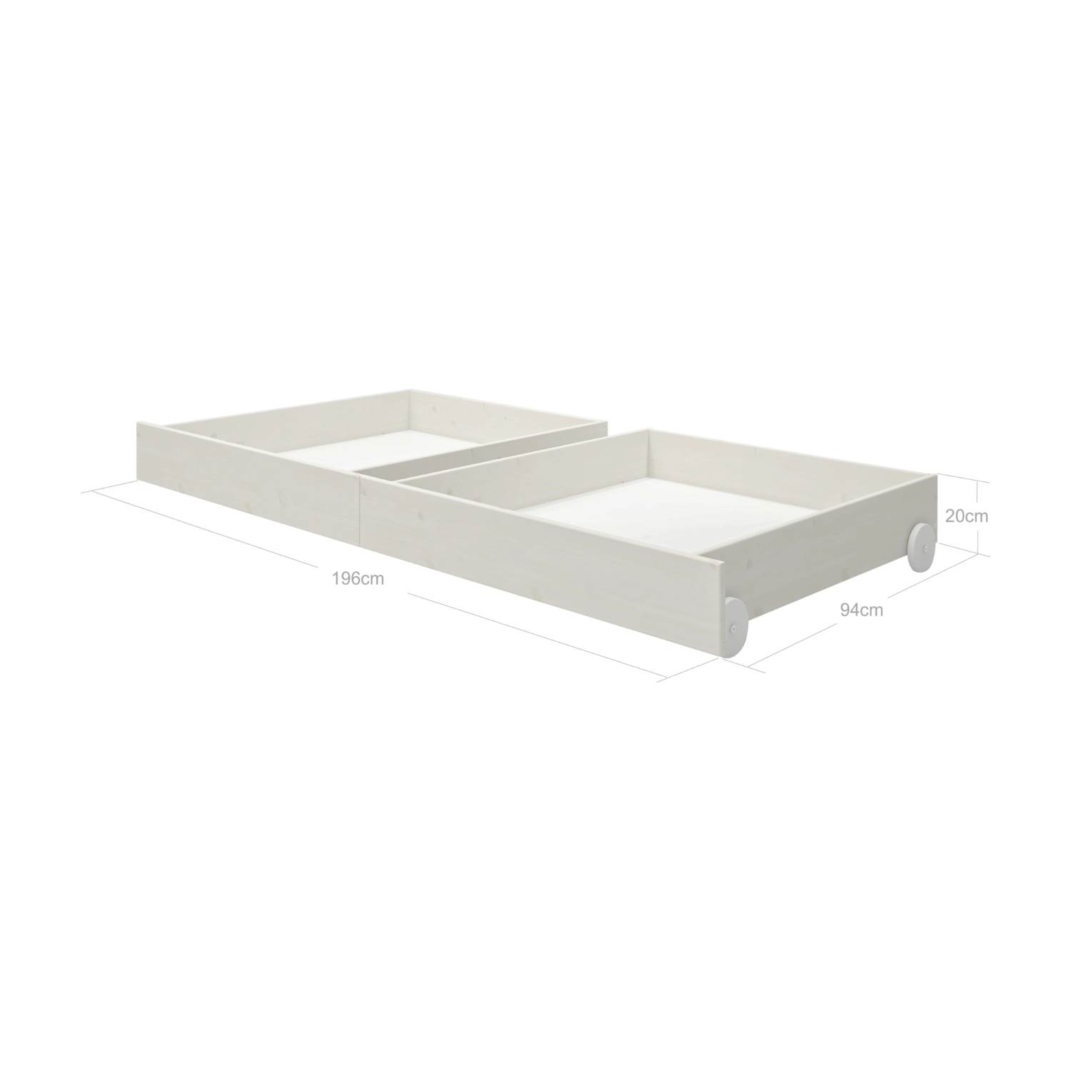 flexa-classic-schubladen-f-r-einzel-und-etagenbett-wei-2er-set image 4