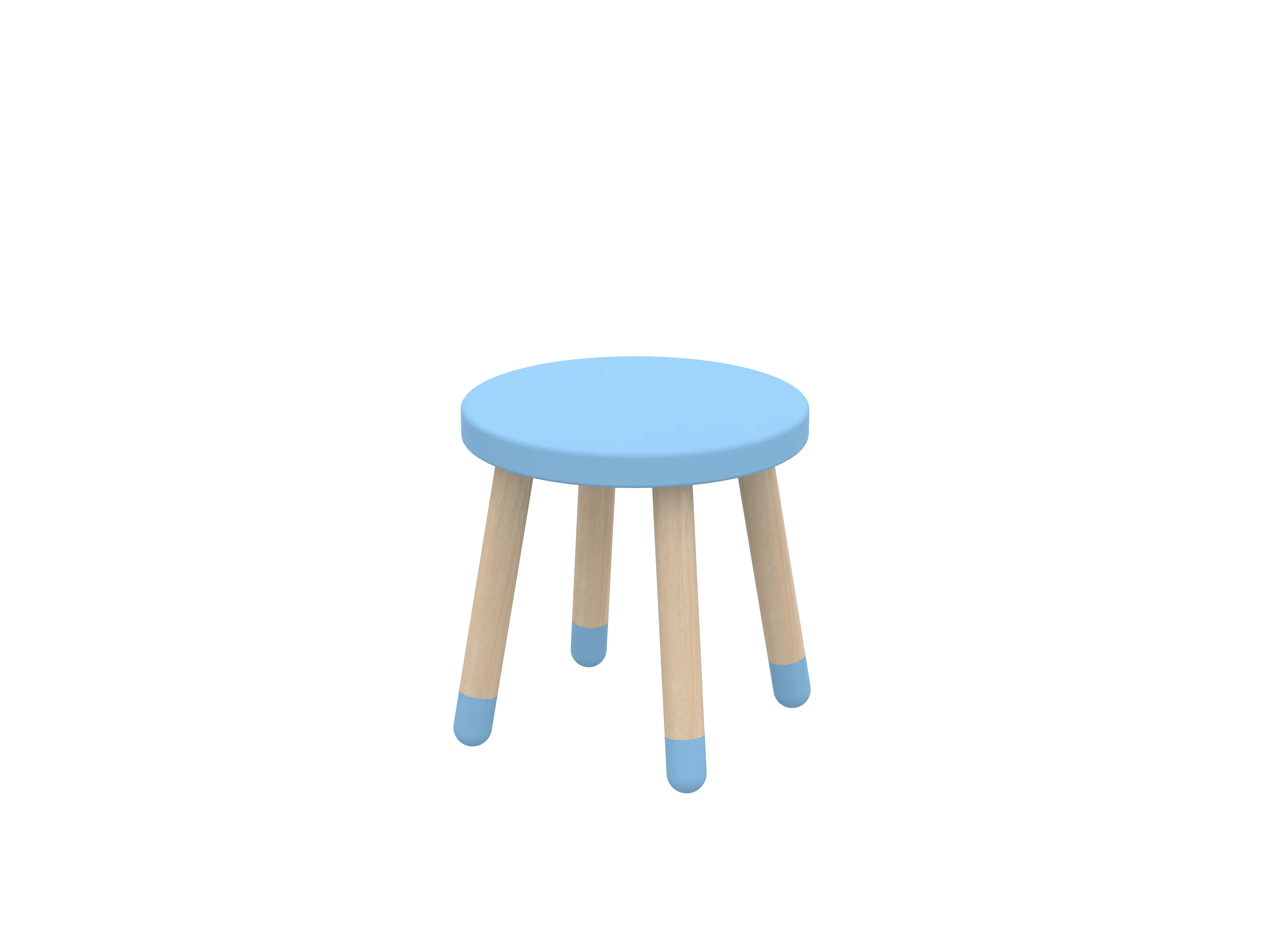 flexa-dots-stuhl-spielhocker-blue-skies image 1