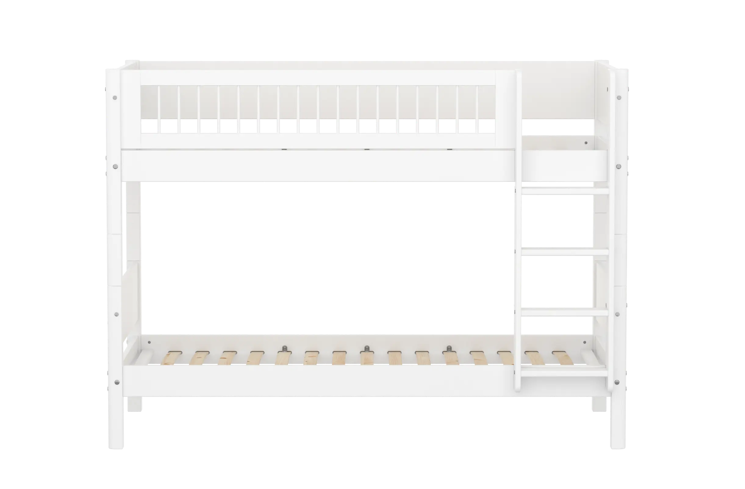 flexa-white-etagenbett-154-cm-mit-leiter-und-absturzsicherung-90x200-cm-wei-2 image 3