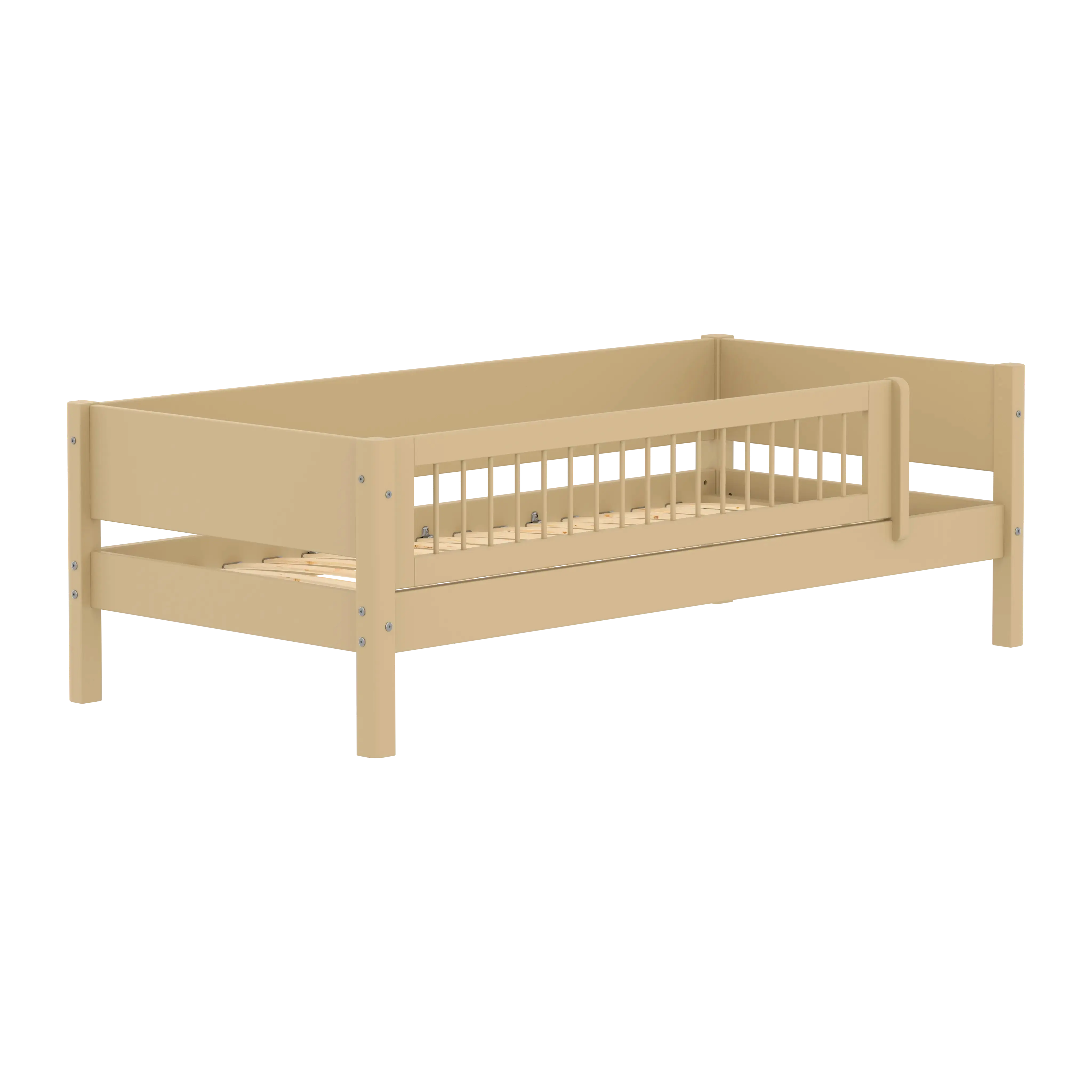 flexa-white-einzelbett-mit-absturzsicherung-90x200-cm-sand image 7