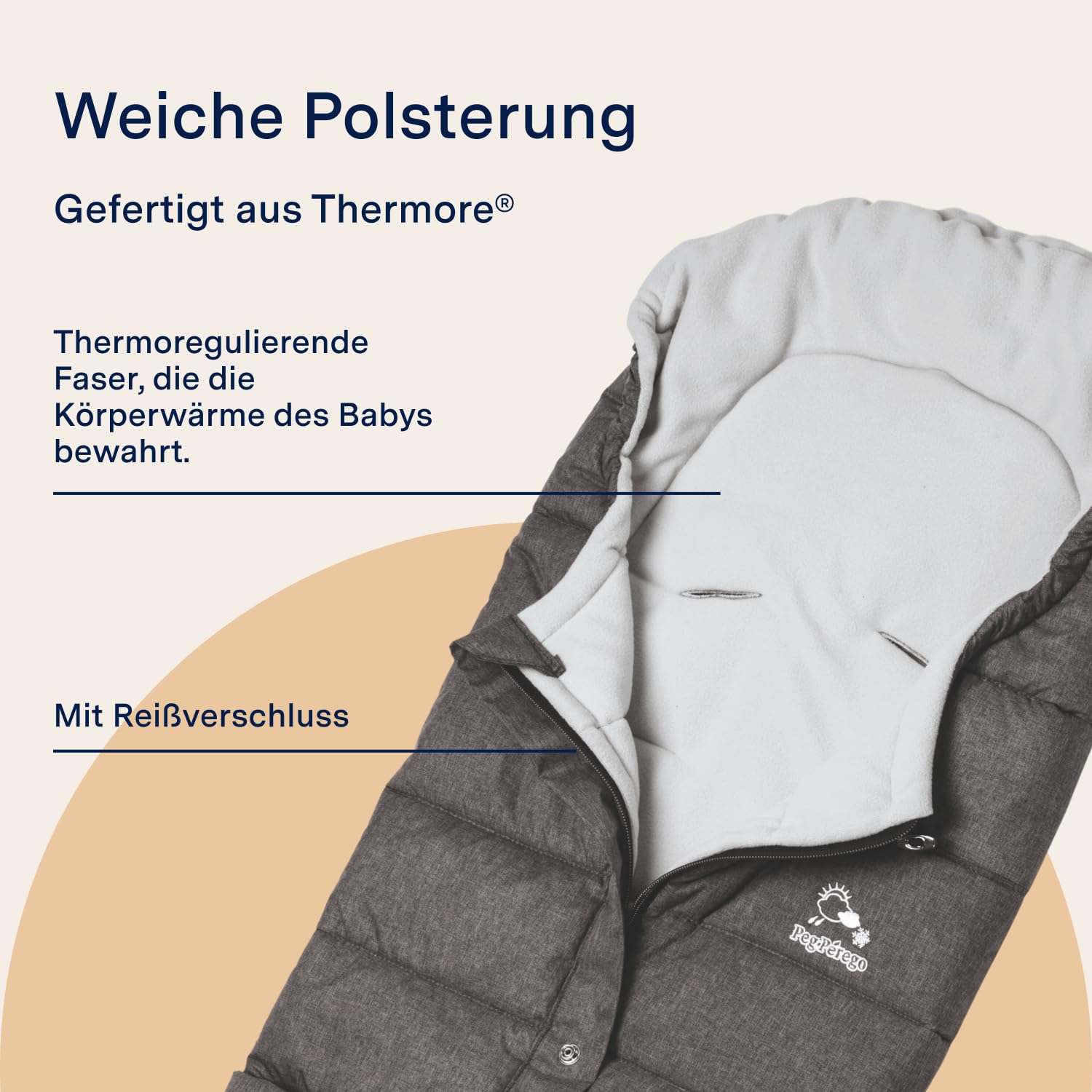 peg-perego-vario-fu-sack-universal-grau image 3