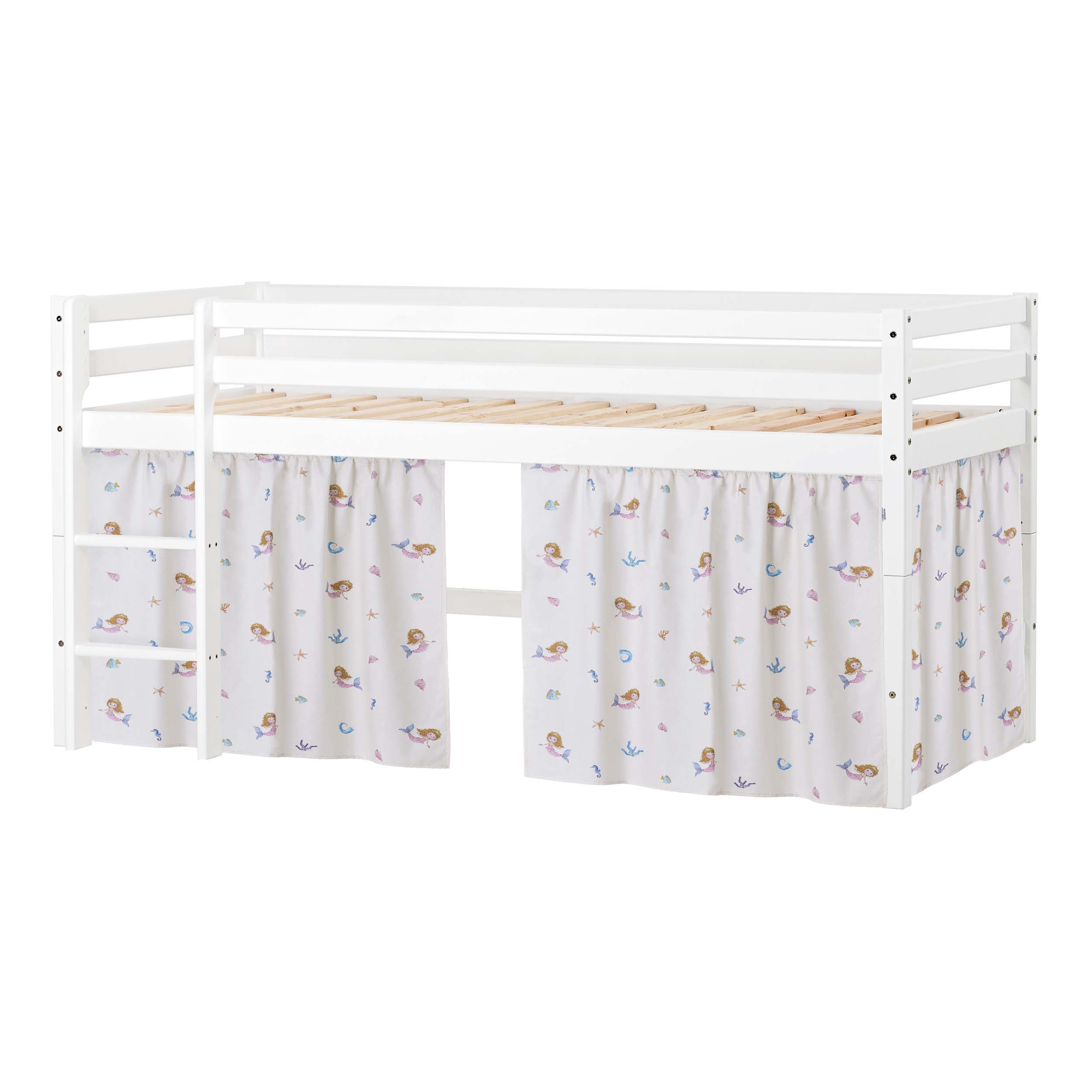 hoppekids-eco-dream-halbhochbett-mit-mermaid-vorhang image 4