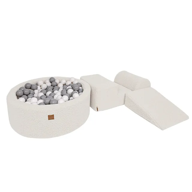 meowbaby-schaumspielset-bearly-mit-b-llebad-200-b-lle-teddy-stoff image 1