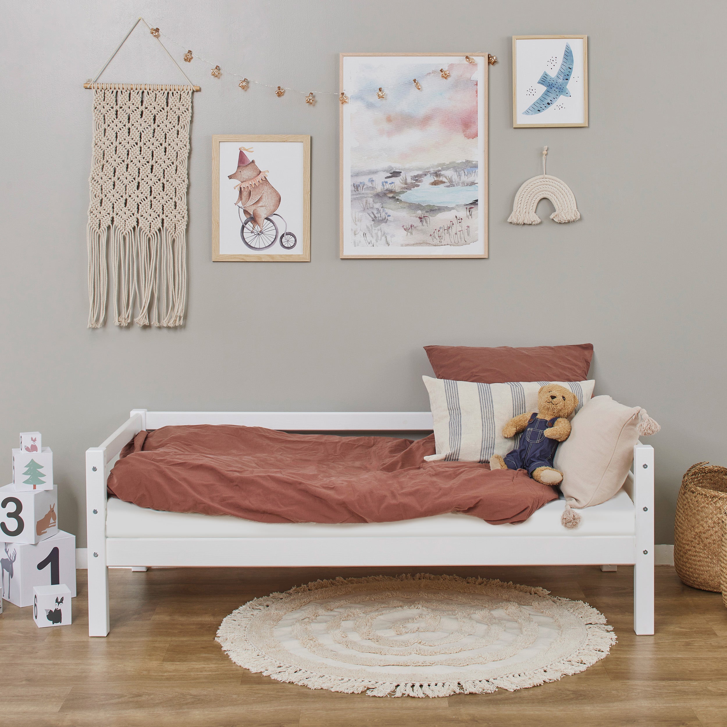 hoppekids-eco-dream-einzelbett-mit-kaltschaummatratze image 2
