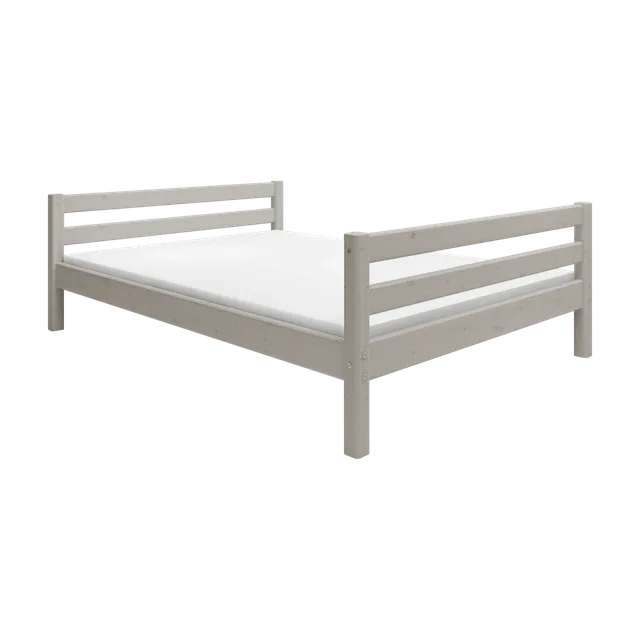 flexa-classic-einzelbett-140x200-cm-grau-mit-lattenrost image 1
