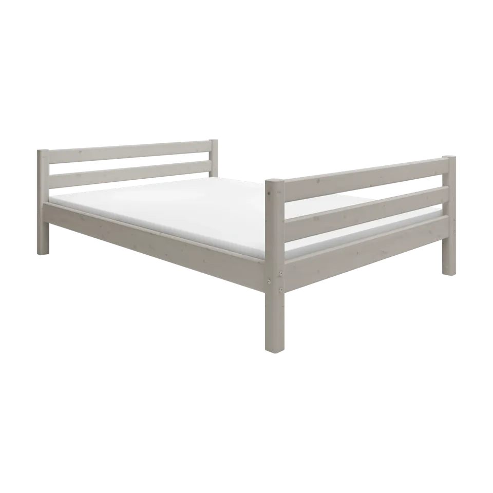 flexa-classic-einzelbett-140x200-cm-grau-mit-lattenrost image 1