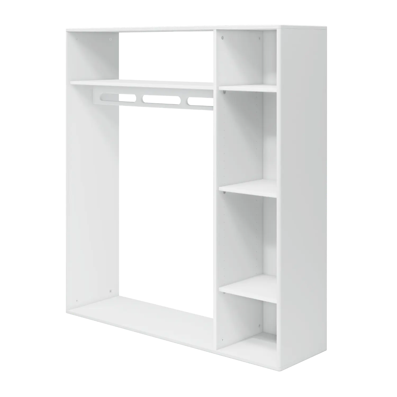 flexa-roomie-offener-kleiderschrank-f-r-kinder-mit-stange-und-b-den image 1
