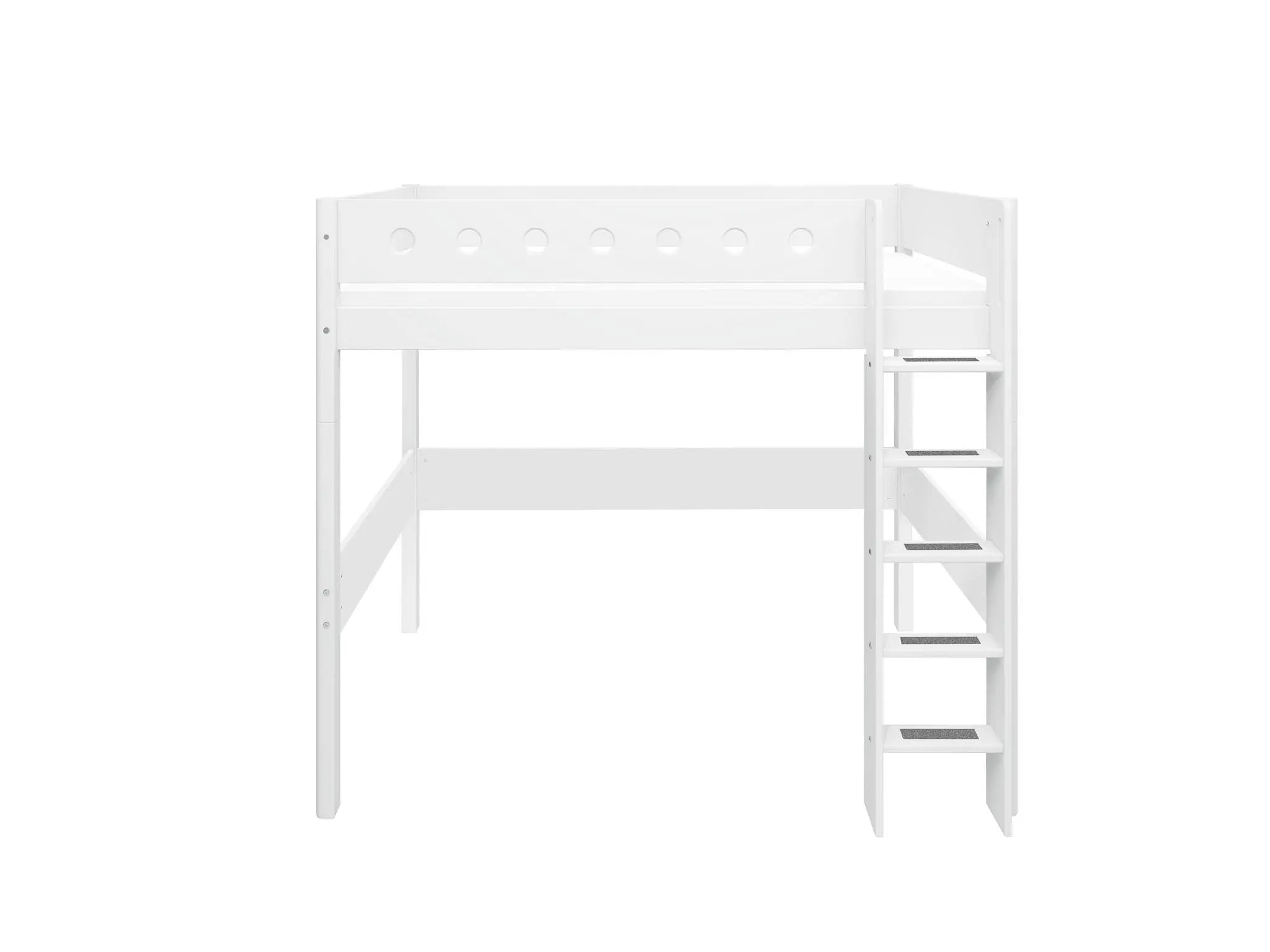 flexa-white-hochbett-184-cm-mit-leiter-und-absturzsicherung-90x200-cm-wei-2 image 2