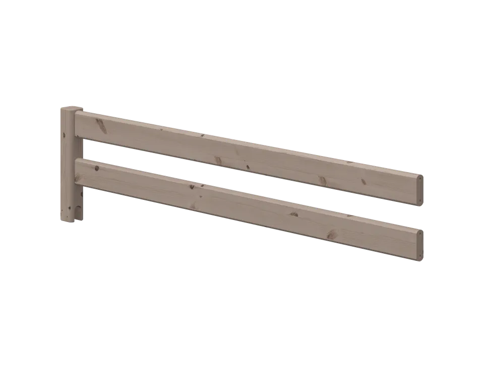 flexa-classic-absturzsicherung-3-4-braun-terra-mittelhohes-bett image 1