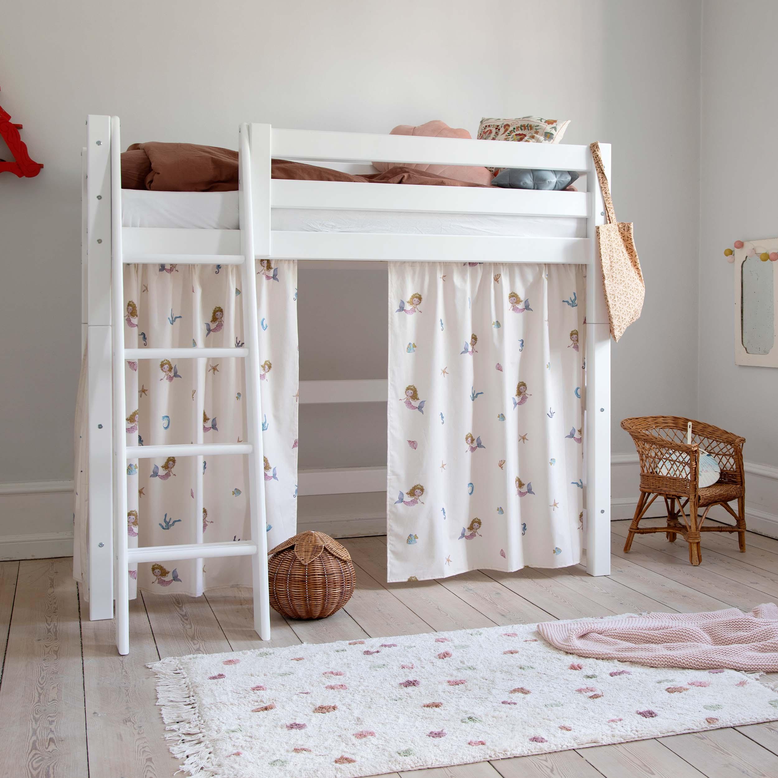 hoppekids-eco-luxury-mittelhohes-bett-mit-mermaid-bettvorhang image 5