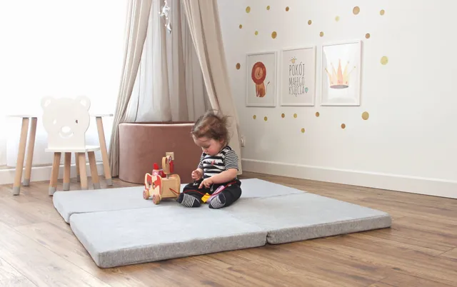 meowbaby-spielmatte-velvet-quadratisch-120x120-cm-bodenmatte image 1