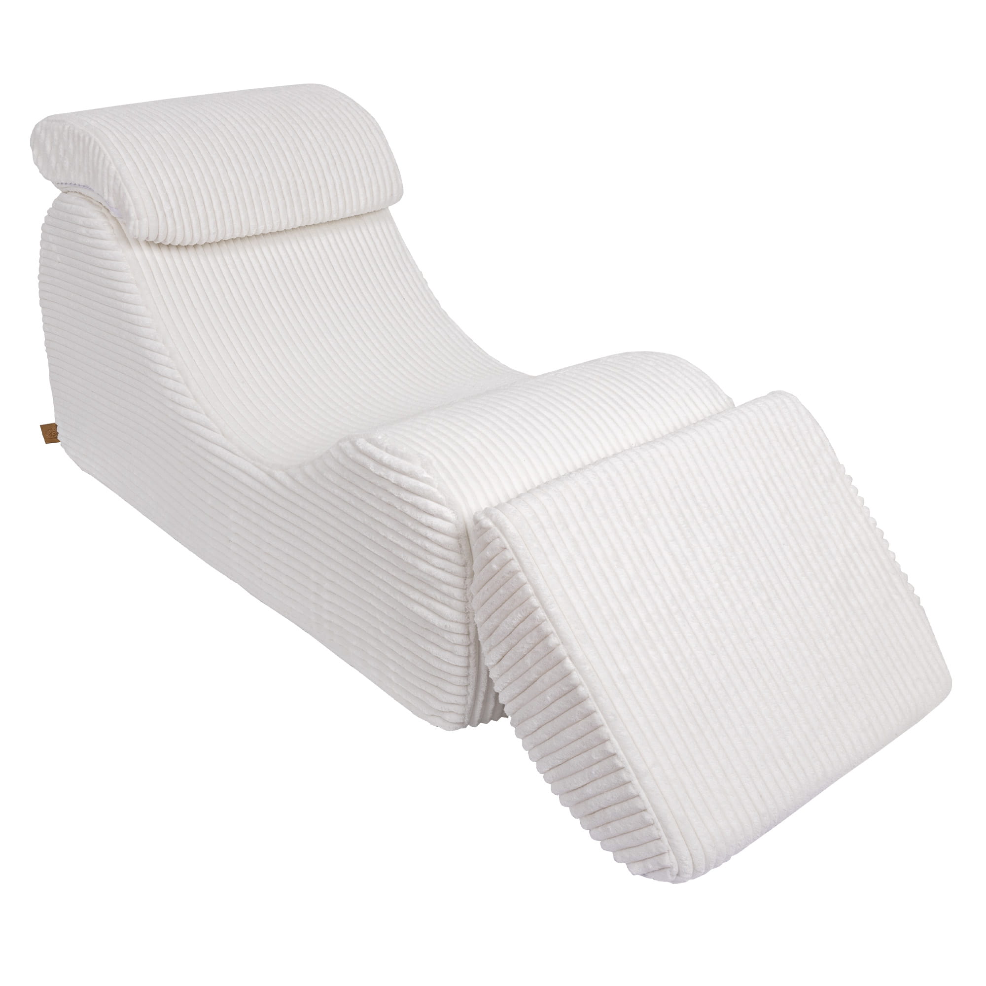 meowbaby-sitzsack-wave-lounger-churro-creme-wei-designer-lounge-sessel image 6